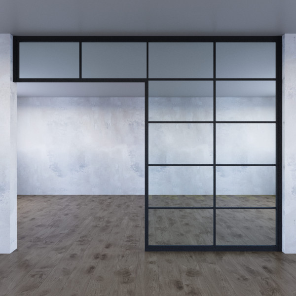 Stationary loft partition