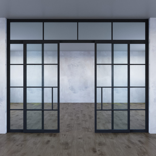 Loft swing doors